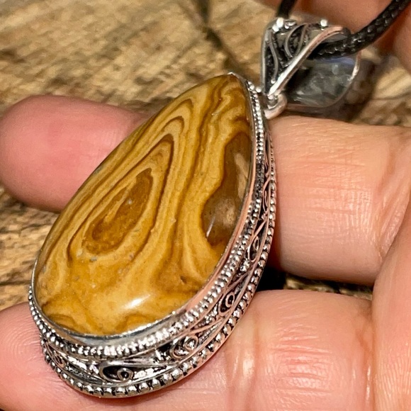 Australian Outback Jasper Pendant 2 1/4” - Picture 7 of 16